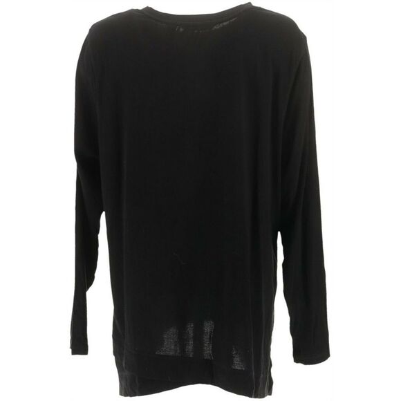 Isaac Mizrahi SOHO Long Sleeve Tulip Hem Knit Top - Picture 5 of 6